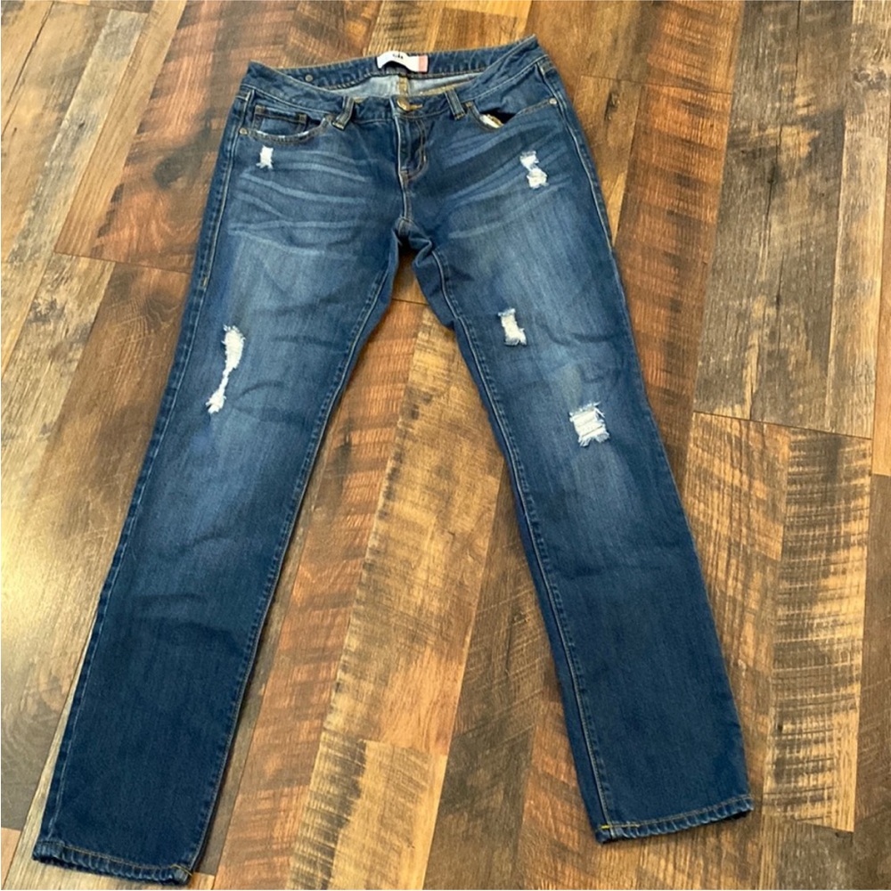 CAbi Blue Slim Boyfriend Jeans